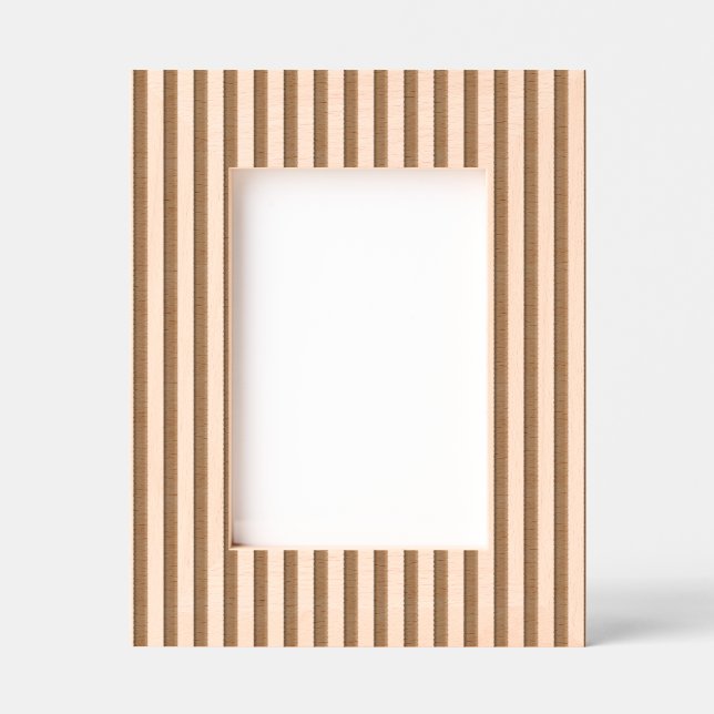 Elegantes minimalistisches Streifendesign für mode Geätzte Rahmen (Vorderseite)