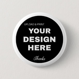 Elegantes, minimalistisches und schlankes schwarze button