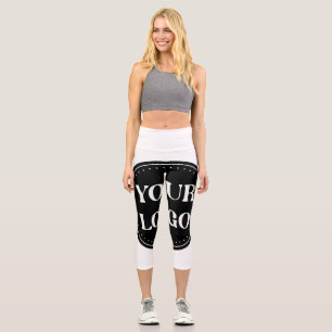 Elegantes, minimalistisches und schlankes schwarze capri leggings