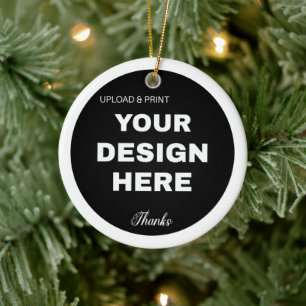 Elegantes, Minimalistisches und schlankes schwarze Keramik Ornament