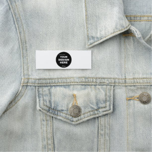 Elegantes, minimalistisches und schlankes schwarze namensschild