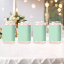 Elegantes Minze Green Custom Glass Set