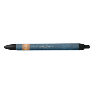Elegantes mit Monogramm Goldnamensbüro Kugelschreiber