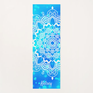 Elegantes Mit Monogramm Mandala-Muster Y Yogamatte