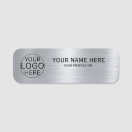 Elegantes Mitarbeiter-Magnet- oder Sicherheitsname Namensschild