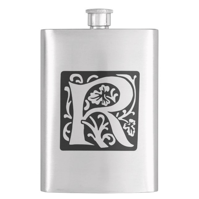 Elegantes mittelalterliches antikes Monogramm des Flachmann (Vorderseite)