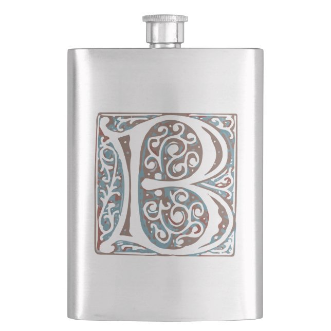Elegantes mittelalterliches antikes Monogramm des Flachmann (Vorderseite)