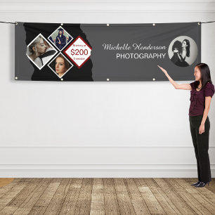Elegantes, modernes 4-Foto-Mittelstand Banner