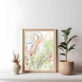 Elegantes modernes abstrakt Art Poster