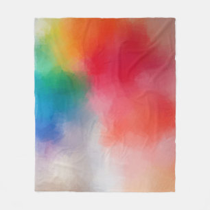 Elegantes, modernes Abstraktes Blank-Template Fleecedecke