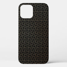 Elegantes modernes Abstraktes Gold Basket Weave Mu