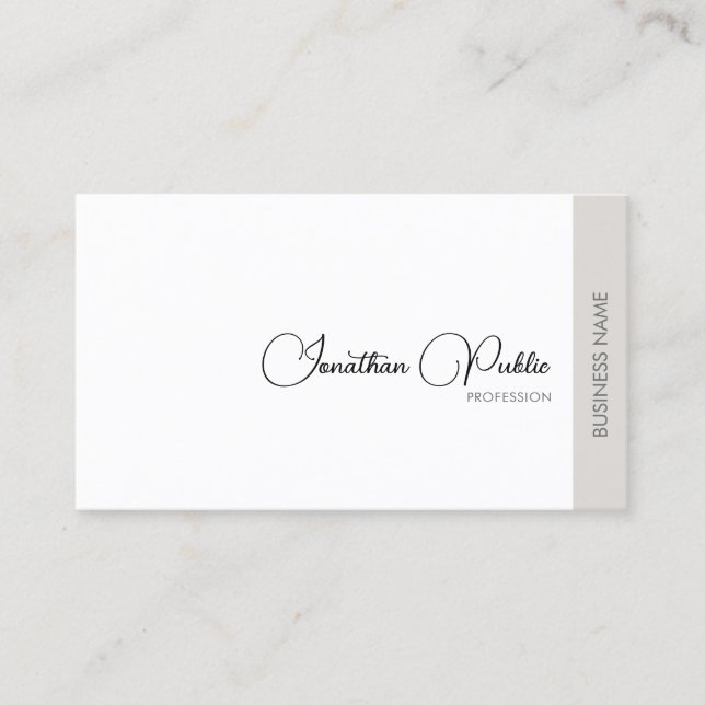 Elegantes, modernes, Beruflich angesagtes und einf Visitenkarte (Vorderseite)