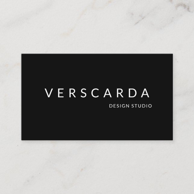 Elegantes, modernes, Berufliches Unternehmen Visitenkarte (Vorderseite)