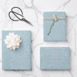 Elegantes, modernes Blumenmuster Geschenkpapier Set
