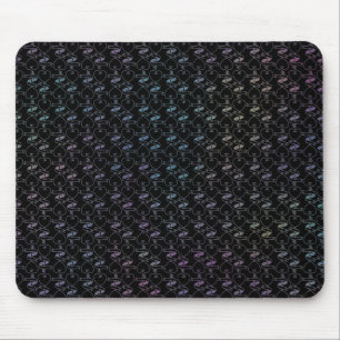 Elegantes modernes bunter Herzen und Schlüssel Mus Mousepad