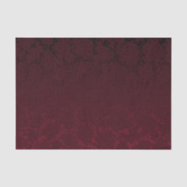 Elegantes modernes burgundisches Blumenmuster Seidenpapier