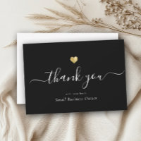Elegantes, modernes Calligraphy Script Gold Busine