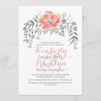Elegantes modernes Chic-Verlobungs-mit BlumenParty