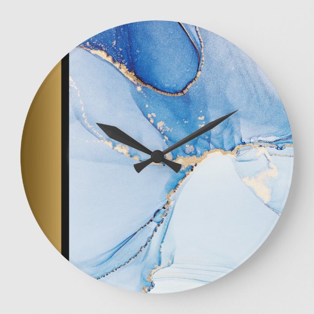 Elegantes, modernes Design Große Wanduhr (Vorderseite)