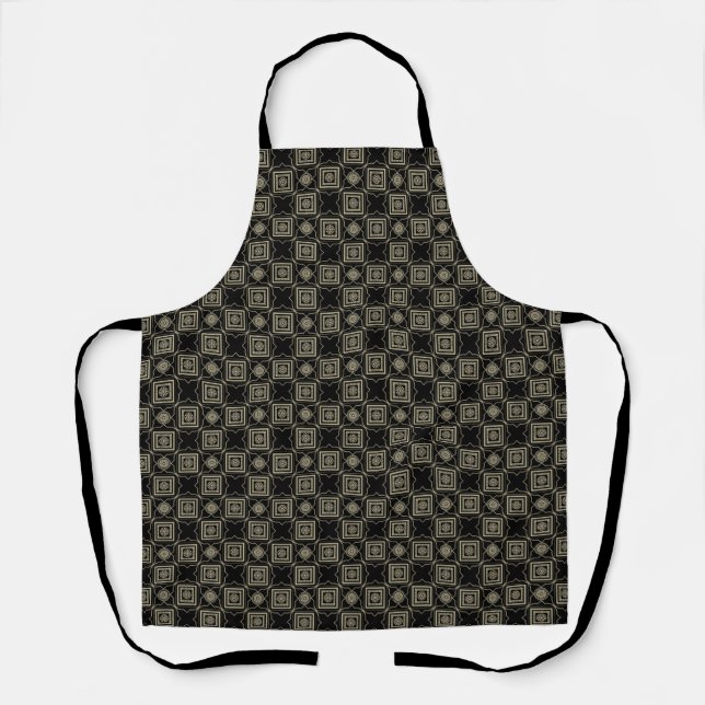 Elegantes modernes Design Schürze (Vorderseite)