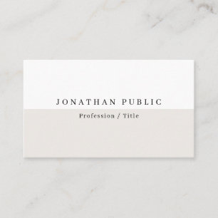Elegantes, modernes Design-Template Beruflich Visitenkarte