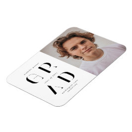 elegantes, modernes Drehbuch-Abschluss-Ankündigung Magnet