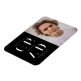 elegantes, modernes Drehbuch-Abschluss-Ankündigung Magnet