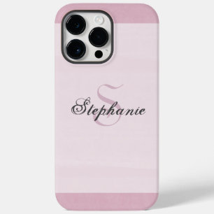 Elegantes, modernes Einfaches Girly Pink-Mauve-Mon Case-Mate iPhone 14 Pro Max Hülle