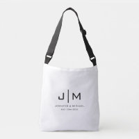 Elegantes, modernes einfaches Monogramm-Hochzeitsk