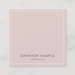 Elegantes modernes elegantes Template Luxe Quadratische Visitenkarte