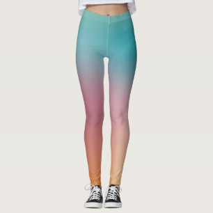 Elegantes, modernes, farbiges Template Rot Gelb Bl Leggings