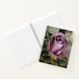 Elegantes, modernes, florales Gold Notizbuch