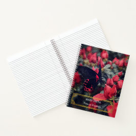 Elegantes, modernes, florales Gold Notizbuch