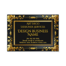 Elegantes modernes florales Gold Schwarz Ornamente