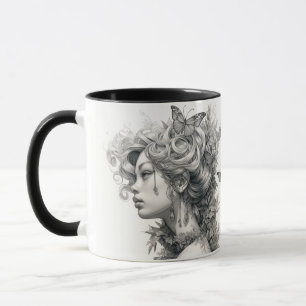 Elegantes, modernes Foto und Personalisiert Tasse