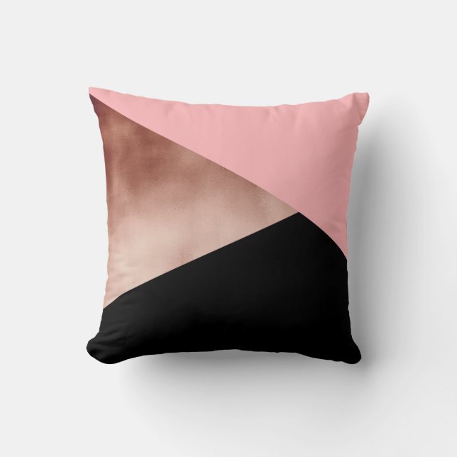 elegantes modernes geometrisches kissen (Vorderseite)