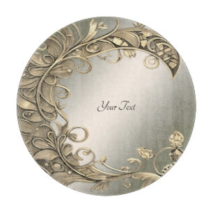 Elegantes modernes Gold Decorative Schneideboard Schneidebrett