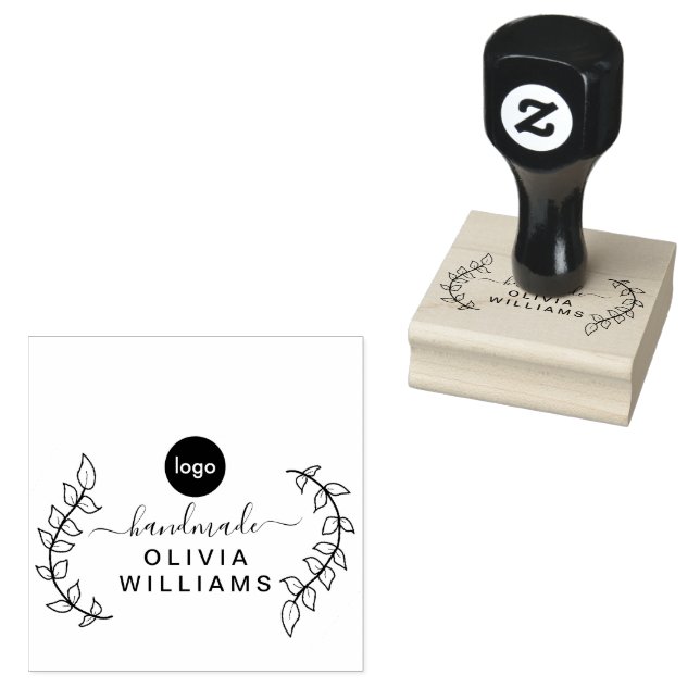 Elegantes, modernes Handwerk Gummistempel (Stempel)