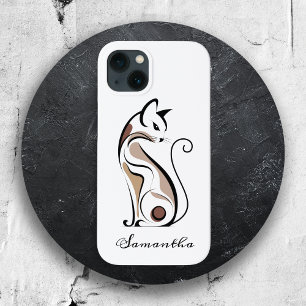 Elegantes modernes Kitty, Cat Mama, Niedlich Perso Case-Mate iPhone Hülle