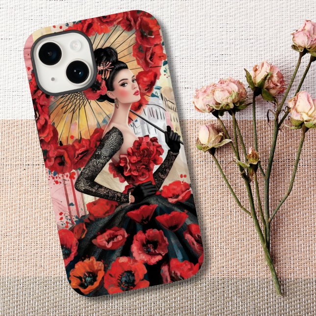Elegantes, modernes Kleid für Frauen und Pfeffer Case-Mate iPhone 14 Hülle (Von Creator hochgeladen)