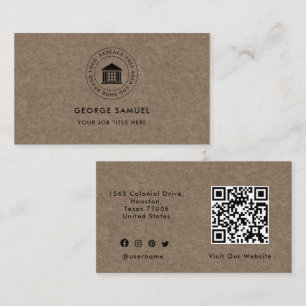 Elegantes, modernes Logo Minimalistisch Visitenkarte