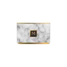 Elegantes, modernes Marmorschwarz Gold