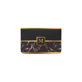 Elegantes, modernes Marmorschwarz Gold