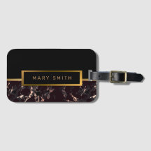 Elegantes, modernes Marmorschwarz Gold
