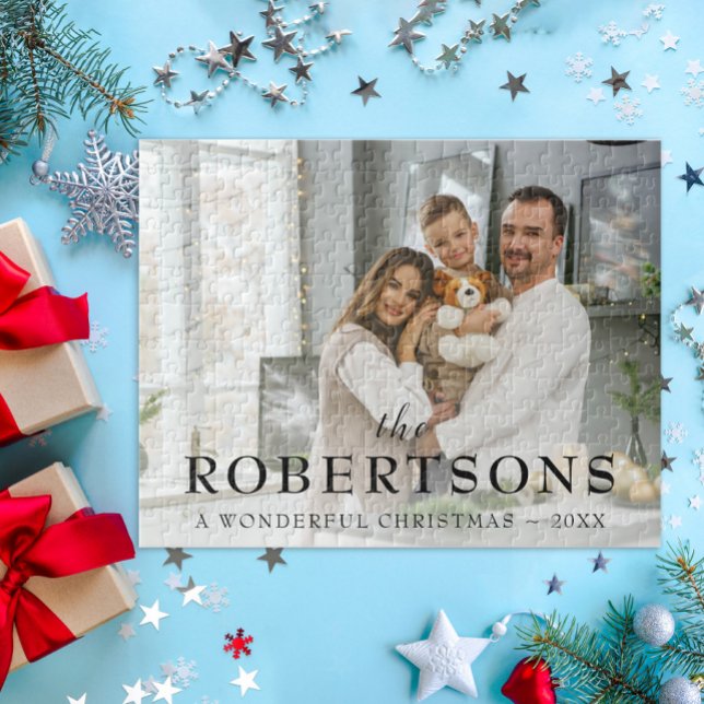 Elegantes Modernes Minimales Weihnachtsfest Foto (Von Creator hochgeladen)