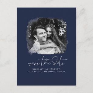 Elegantes modernes Minimalistisches Save the Date  Ankündigungspostkarte