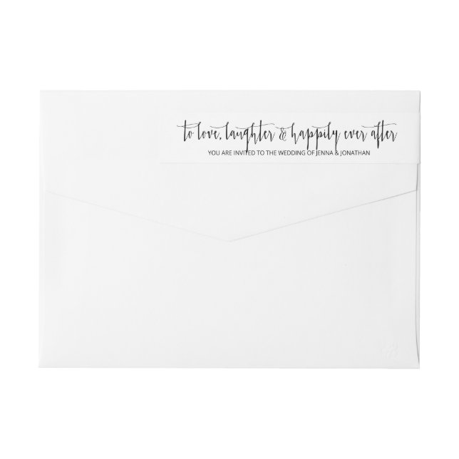 Elegantes, modernes Minimalistisches Skript Einfac (Rückseite)