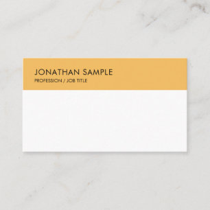 Elegantes modernes Minimalistisches Template Beruf Visitenkarte