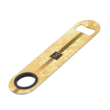 Elegantes, modernes Mit Monogramm Marmorschwarz