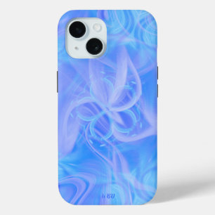 Elegantes, modernes Monogramm-farbiges Design Case-Mate iPhone Hülle